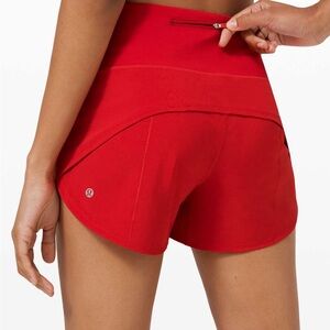 lululemon athletica Women's Bold Red Athletic Shorts